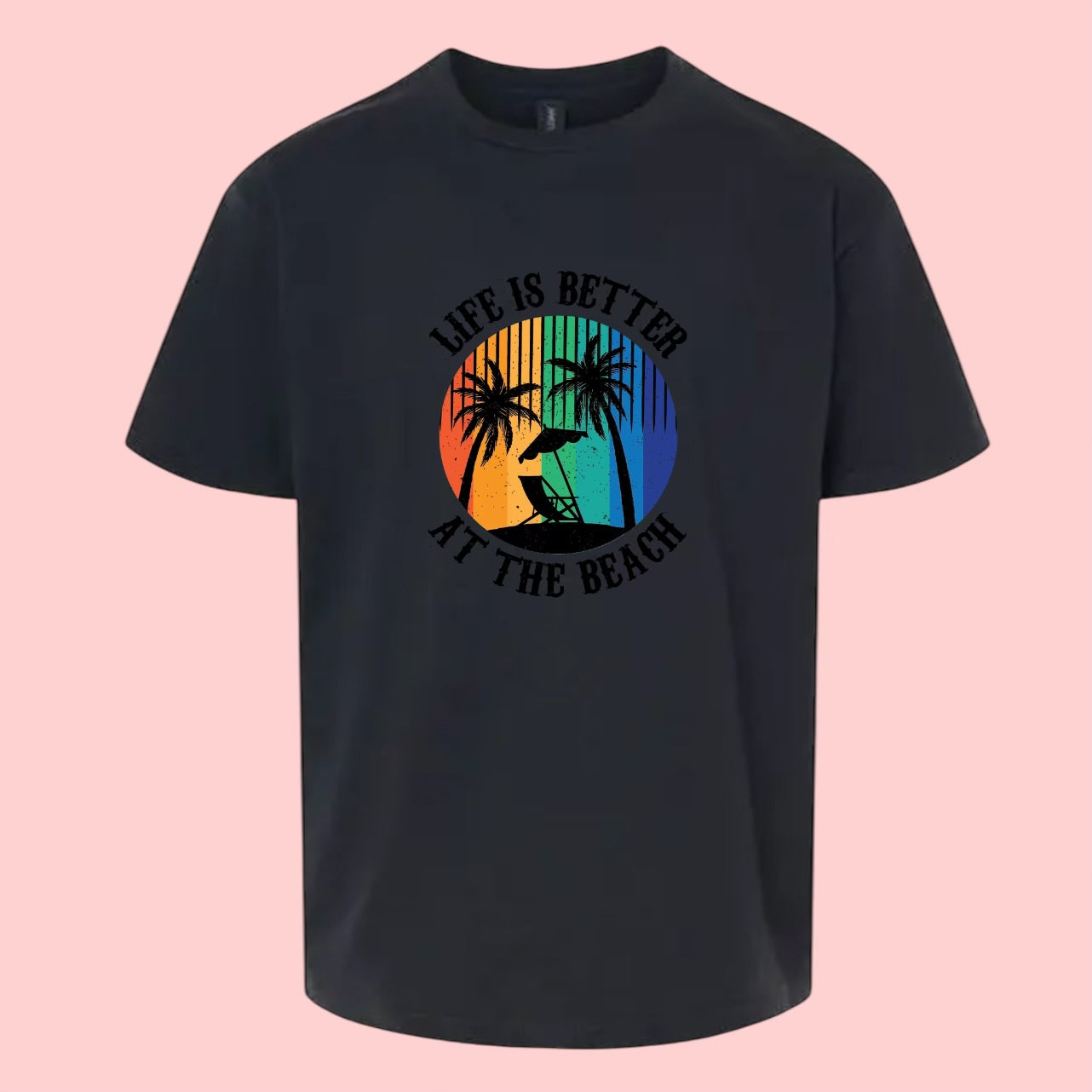 Life is Better at the Beach Youth Heavy Cotton T-Shirt
