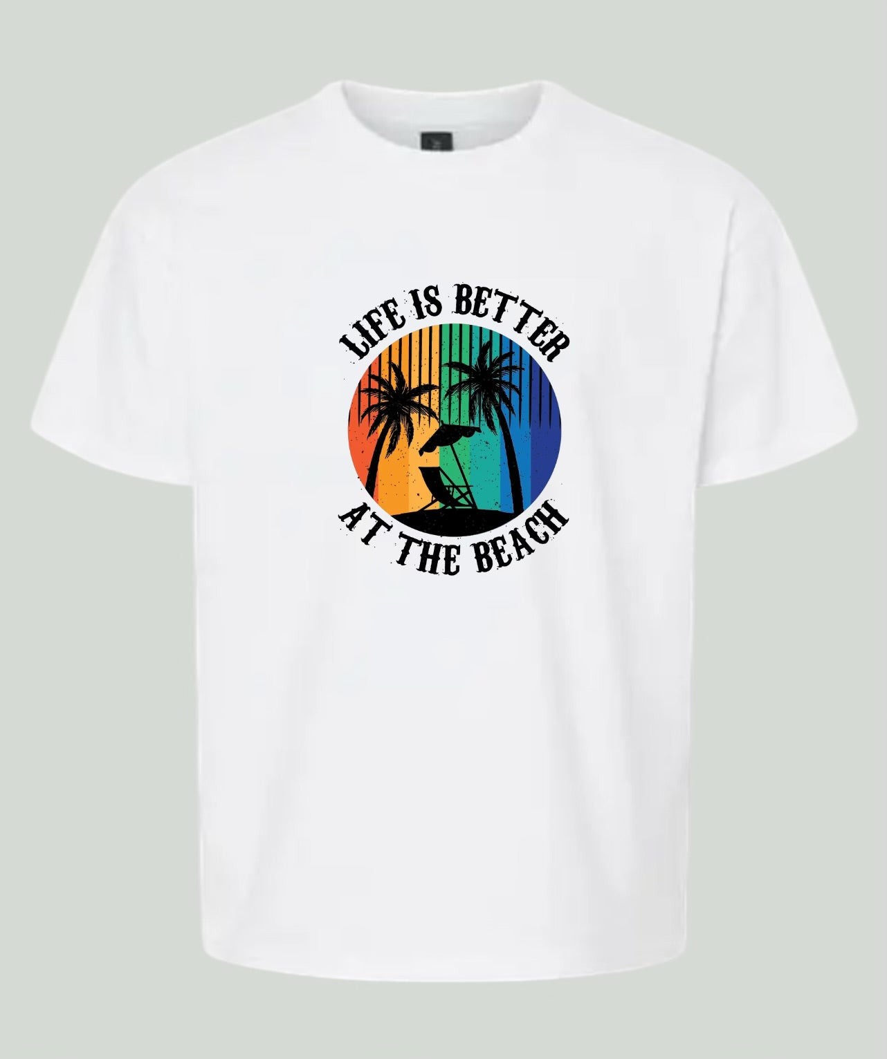 Life is Better at the Beach Youth Heavy Cotton T-Shirt