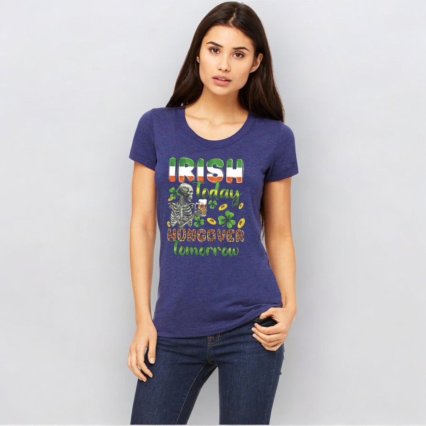 Irish Today Hungover Tomorrow Women's Short-Sleeve T-Shirt