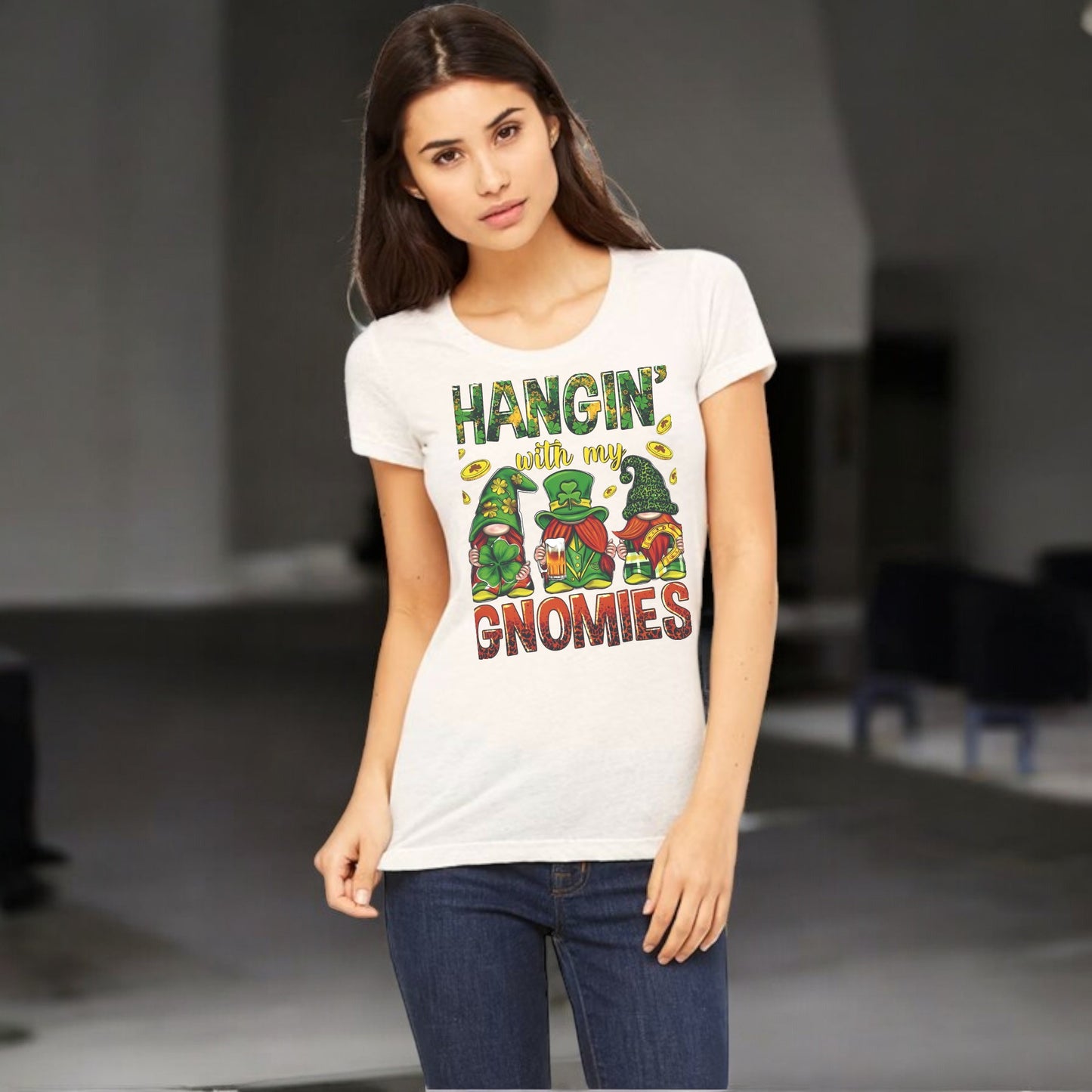Hangin' With My Gnomies Triblen Short Sleeve T-Shirt