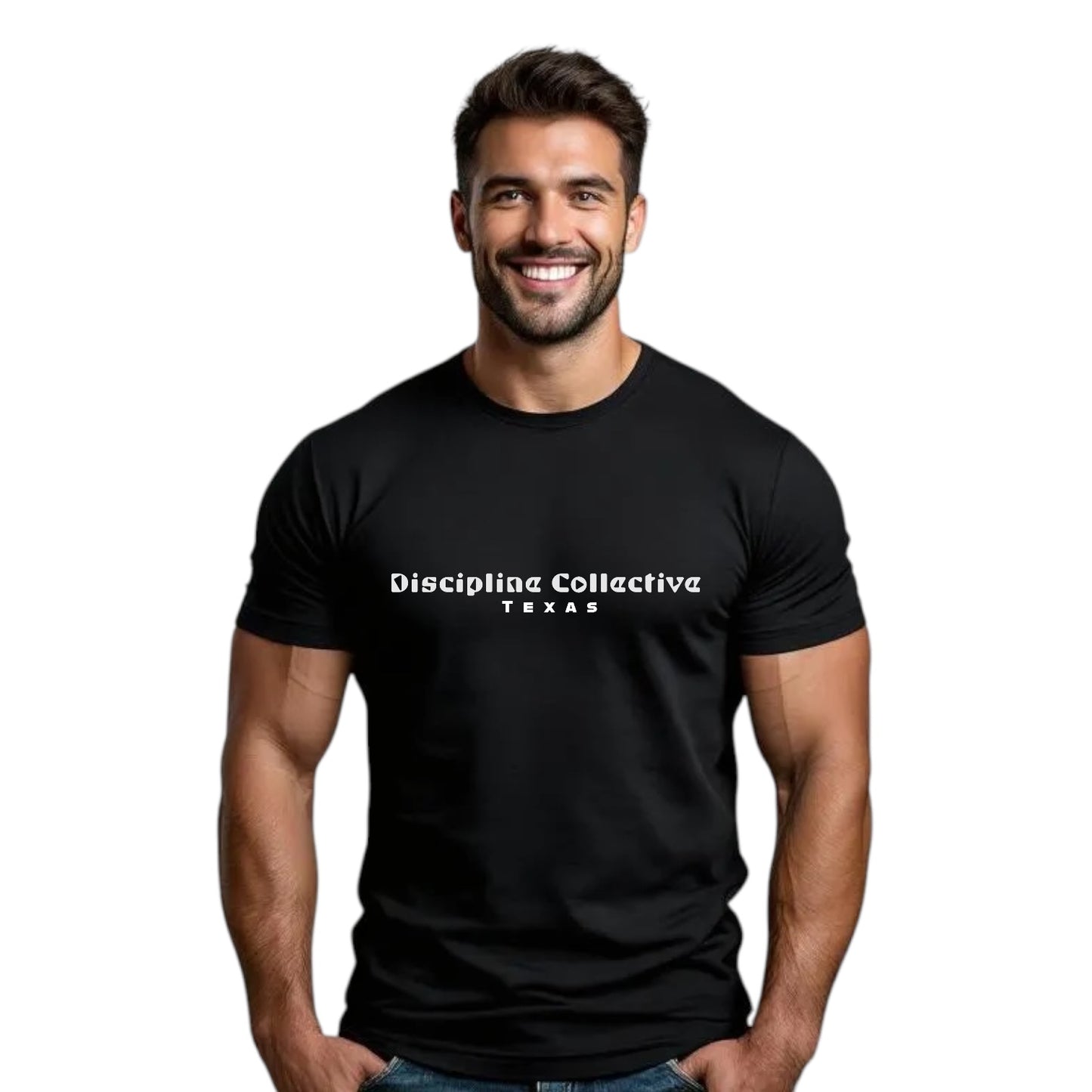 Discipline Collective Unisex Black T-Shirt