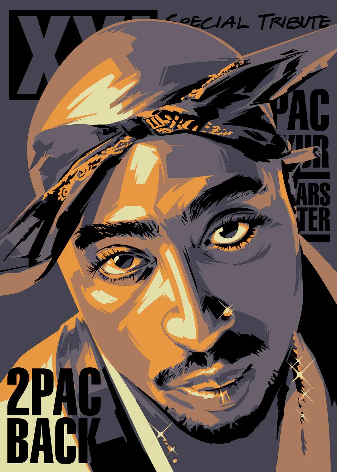Tupac Youth Heavy Cotton T-Shirt