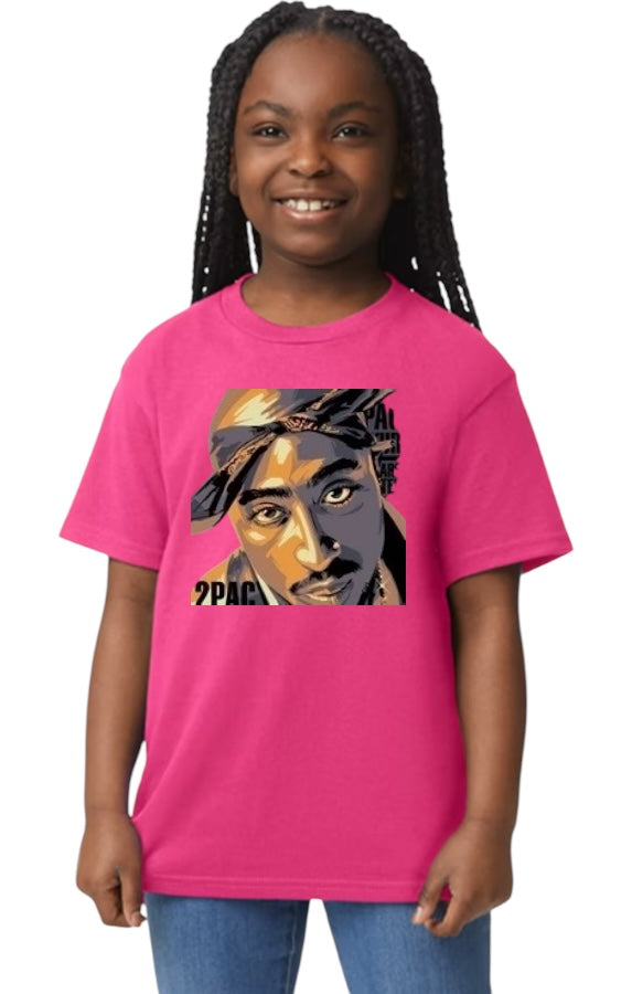 Tupac Youth Heavy Cotton T-Shirt
