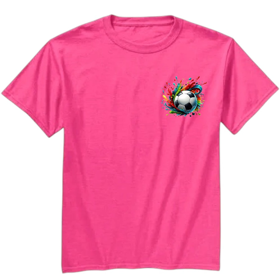 Soccer Ball Youth Heavy Cotton T-Shirt