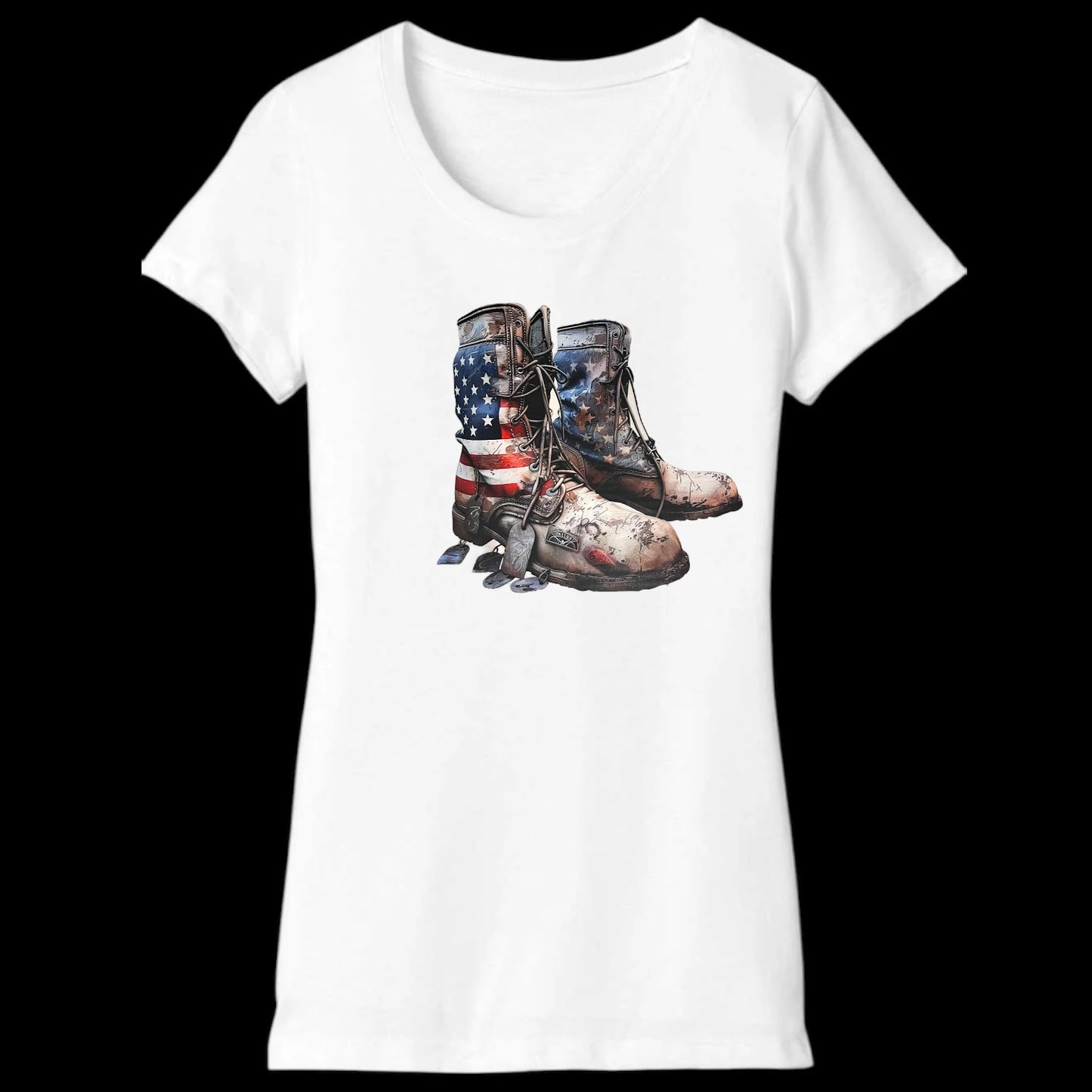 Support the Troops Women's Short-Sleeve T-Shirt