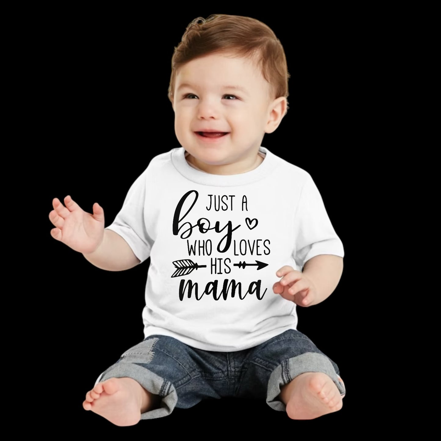 Just a Boy Who Loves His Mama Infant T-Shirt