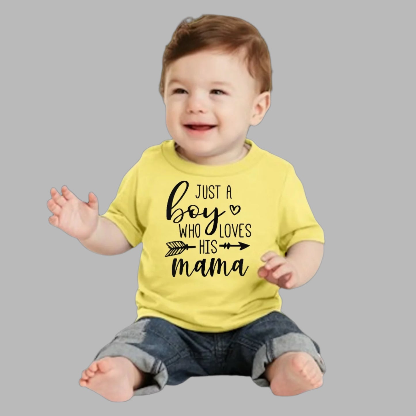 Just a Boy Who Loves His Mama Infant T-Shirt