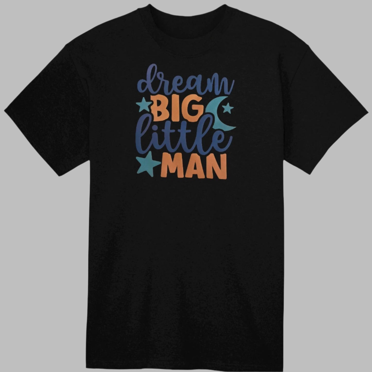 Dream Big Little Man Youth Heavy Cotton T-Shirt