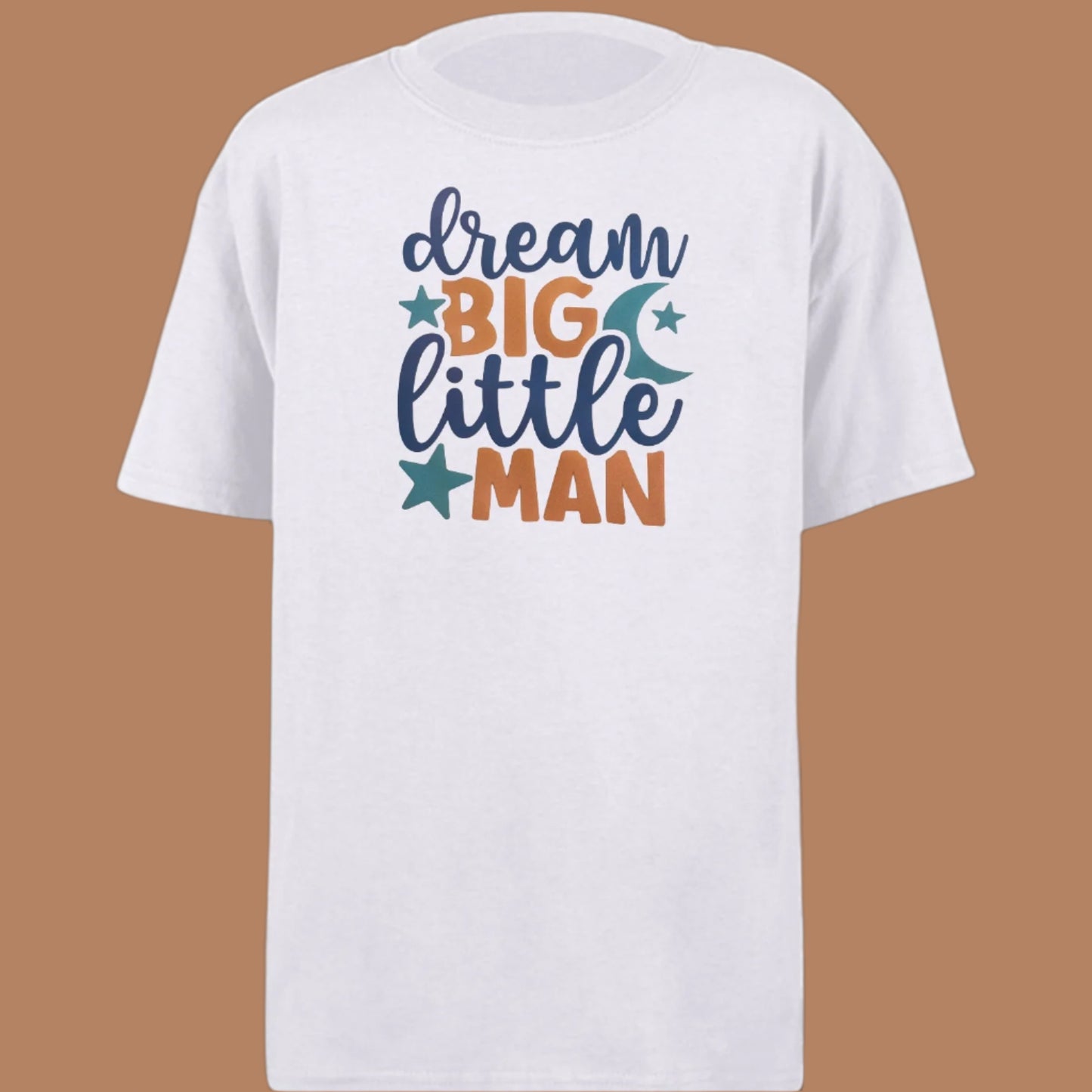 Dream Big Little Man Youth Heavy Cotton T-Shirt