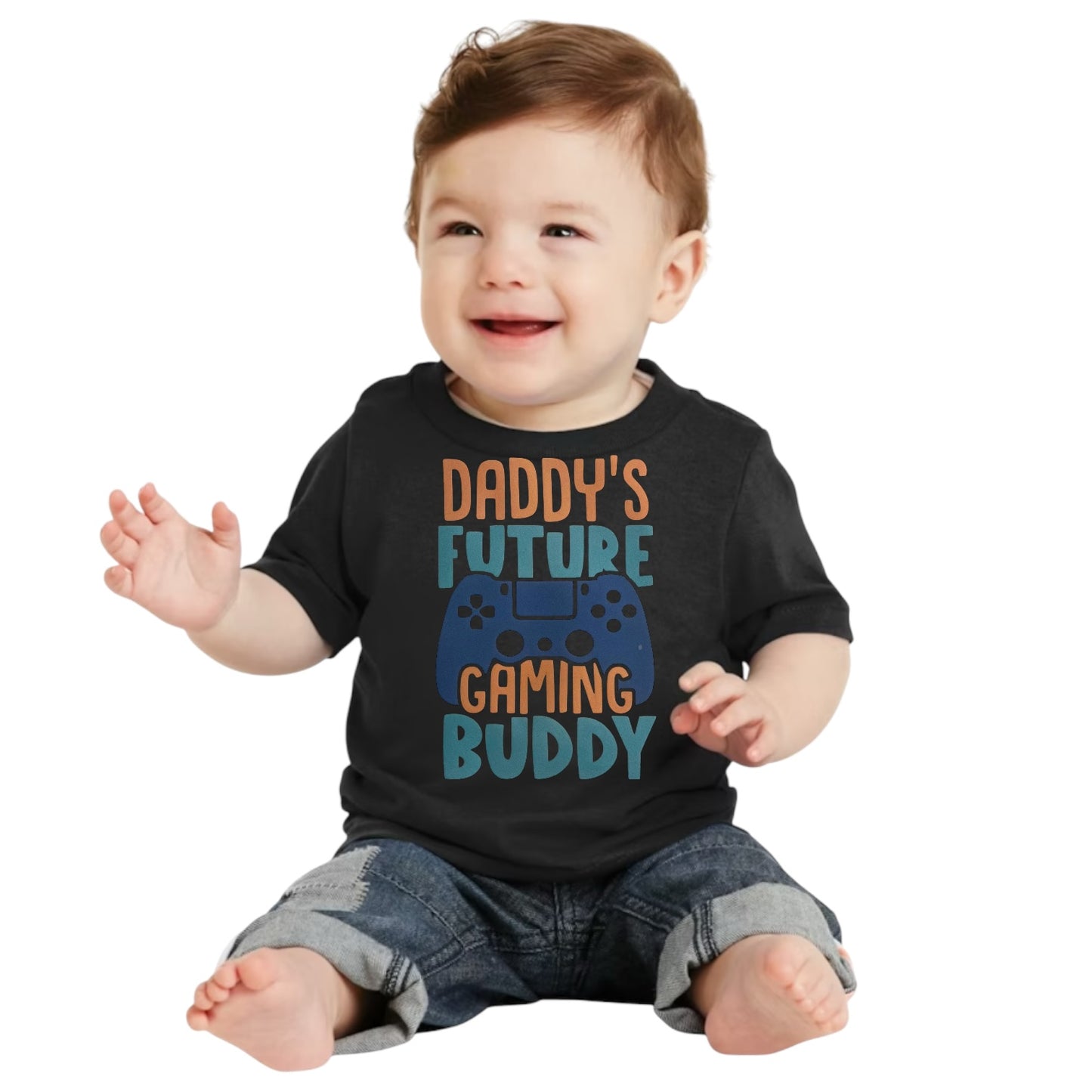 Daddy’s Future Gaming Buddy Infant T-Shirt