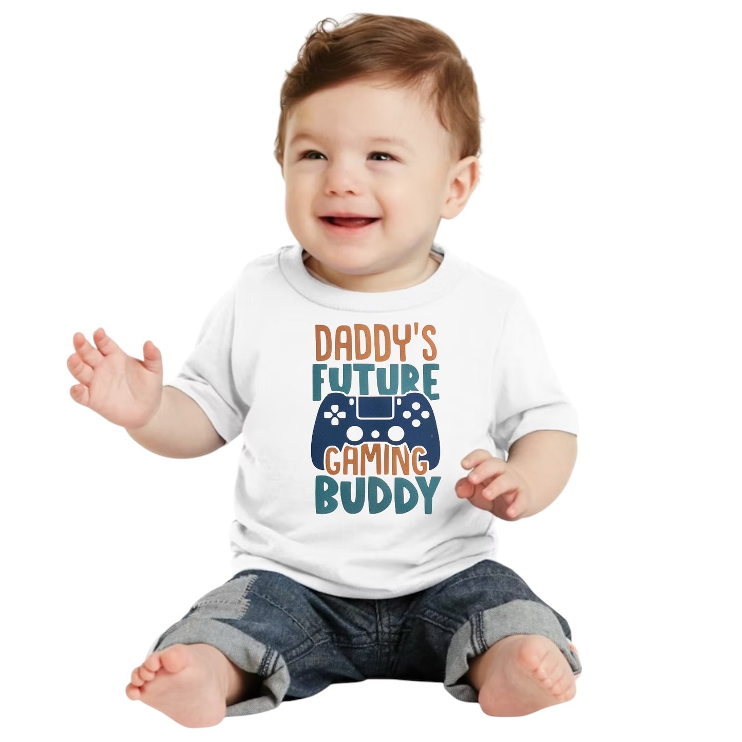 Daddy’s Future Gaming Buddy Infant T-Shirt