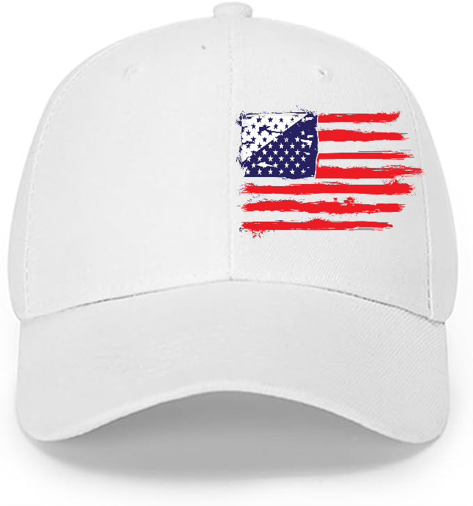 July 4th Flag Adjustable Cap
