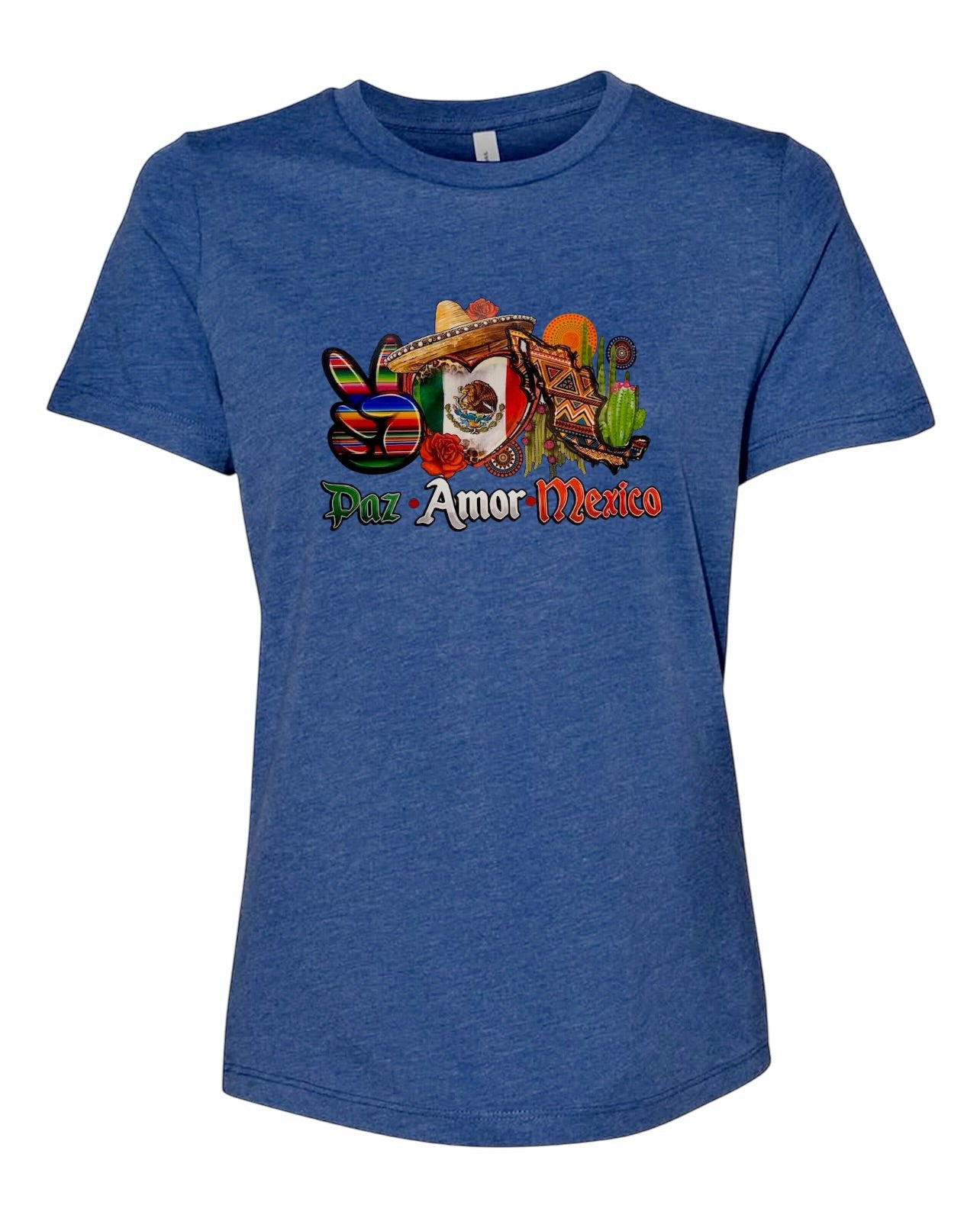 Paz Amor Mexico Women's Short-Sleeve T-Shirt