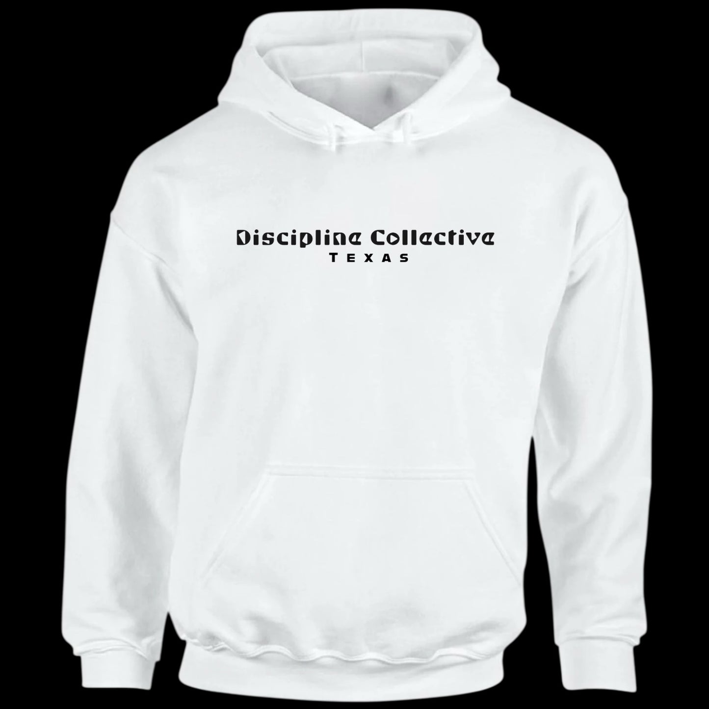 Discipline Collective White Hoodie