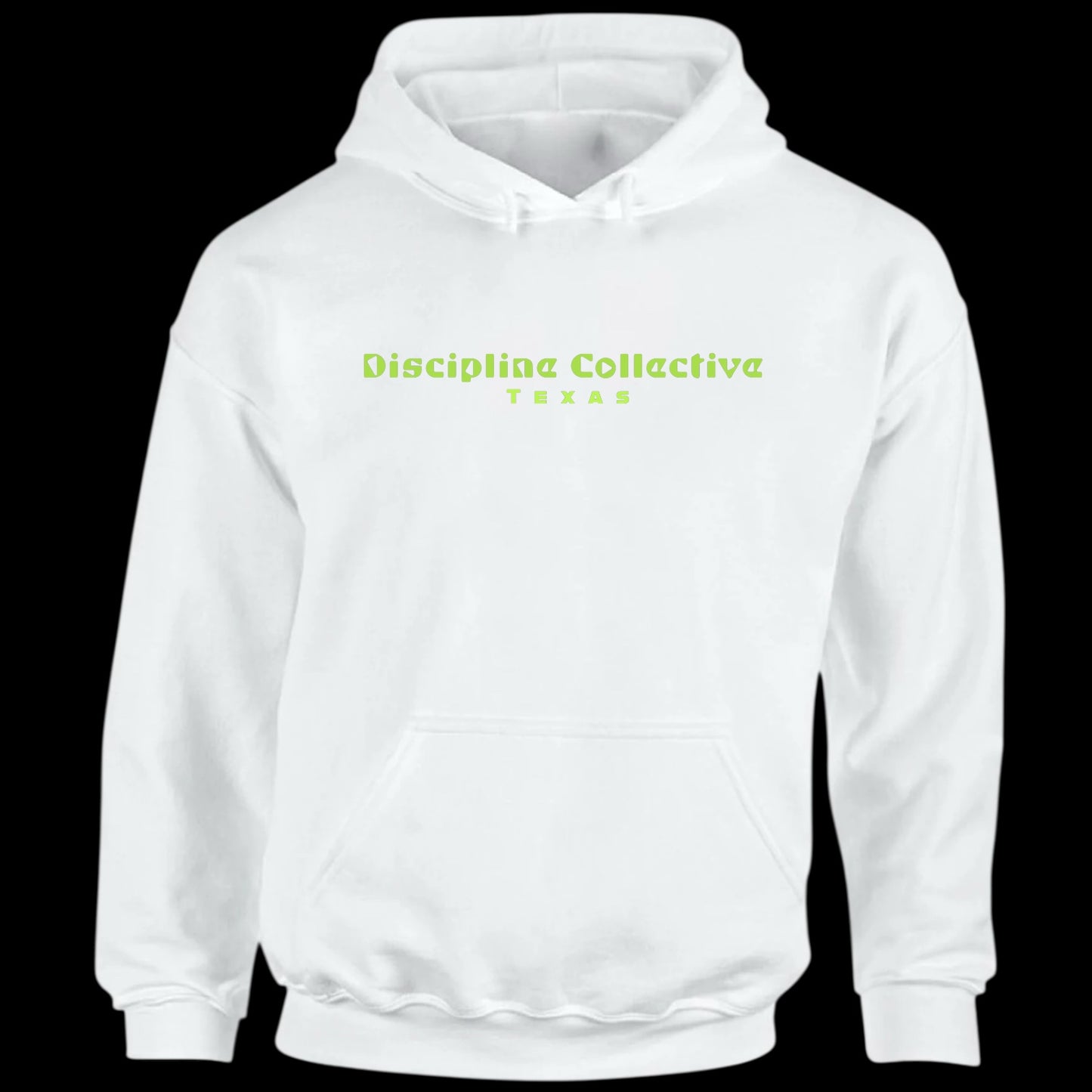 Discipline Collective White Hoodie