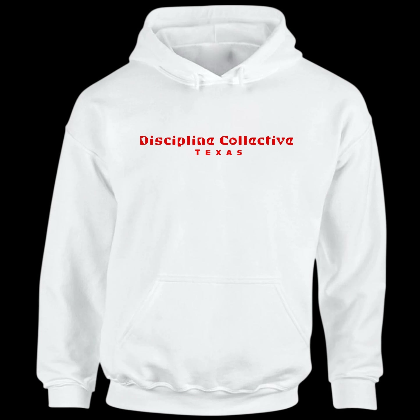 Discipline Collective White Hoodie