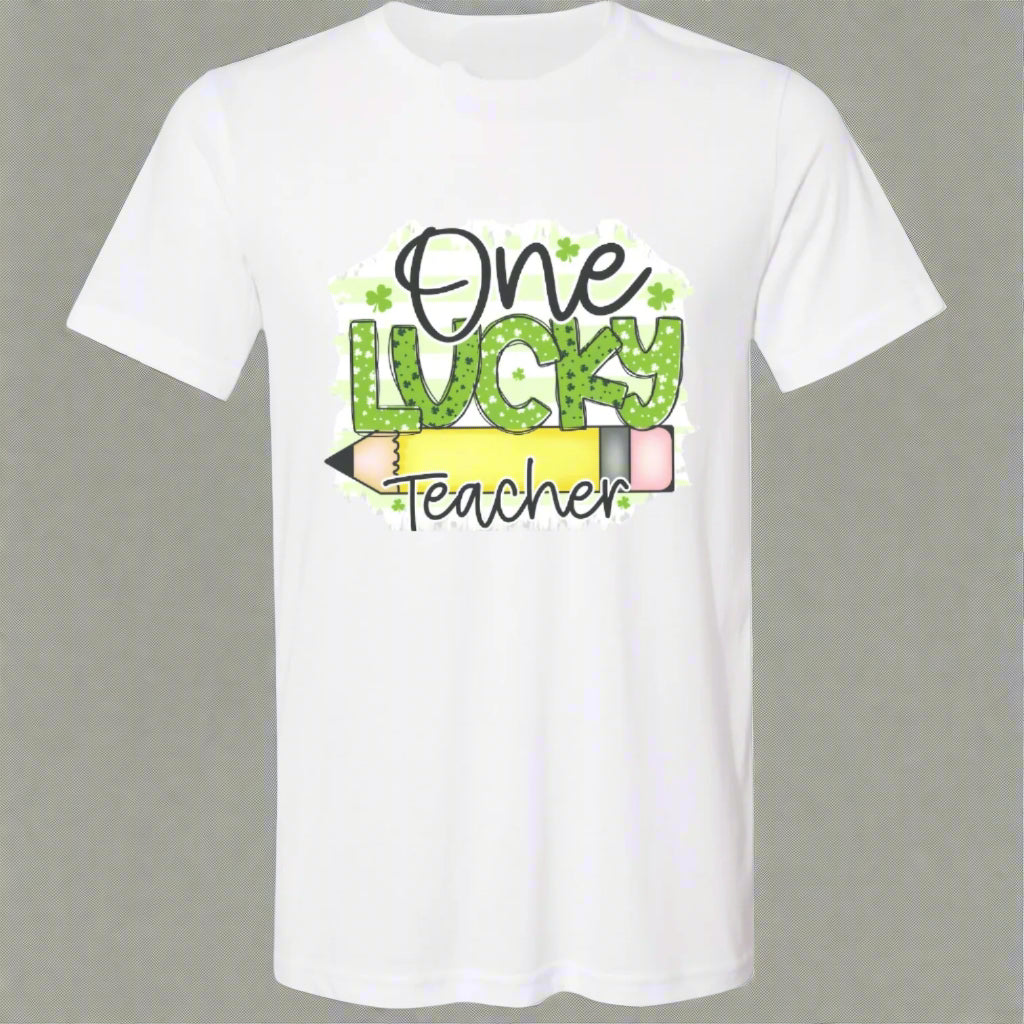 One Lucky Teacher Unisex Jersey T-Shirt