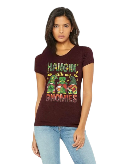 Hangin' With My Gnomies Triblen Short Sleeve T-Shirt