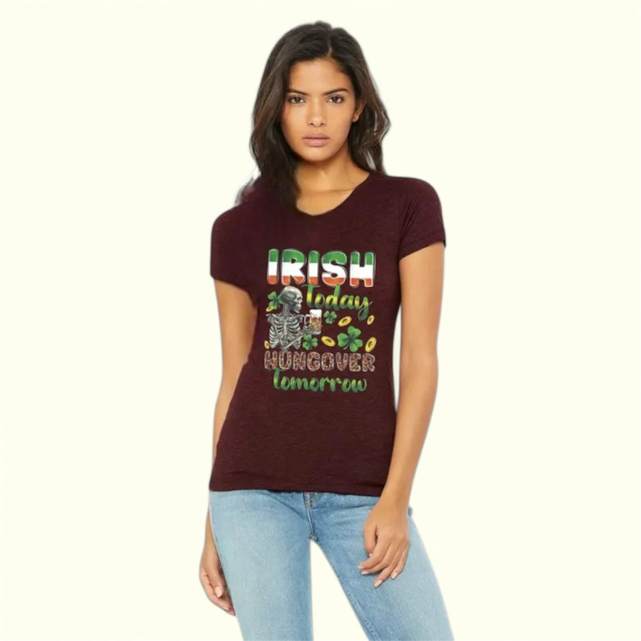Irish Today Hungover Tomorrow Women's Short-Sleeve T-Shirt