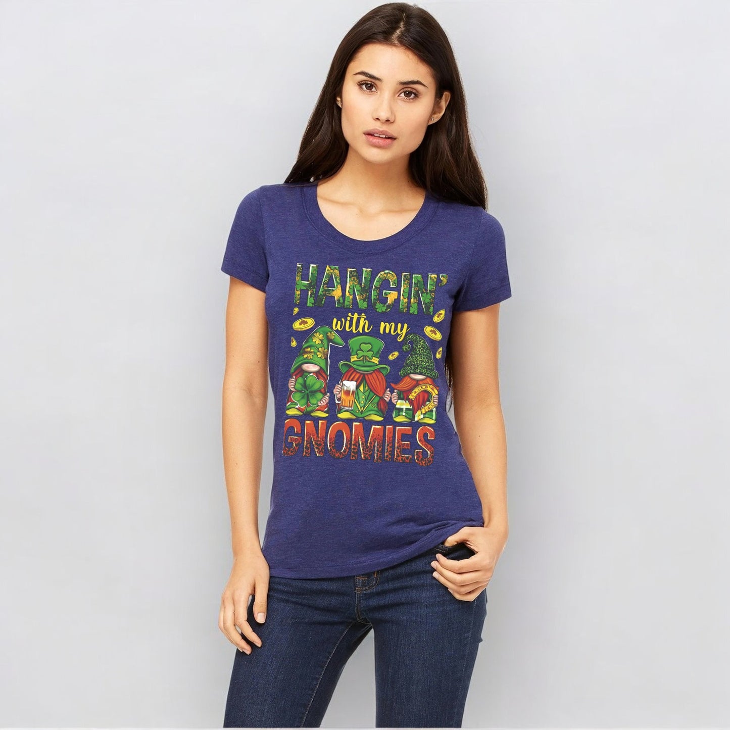Hangin' With My Gnomies Triblen Short Sleeve T-Shirt