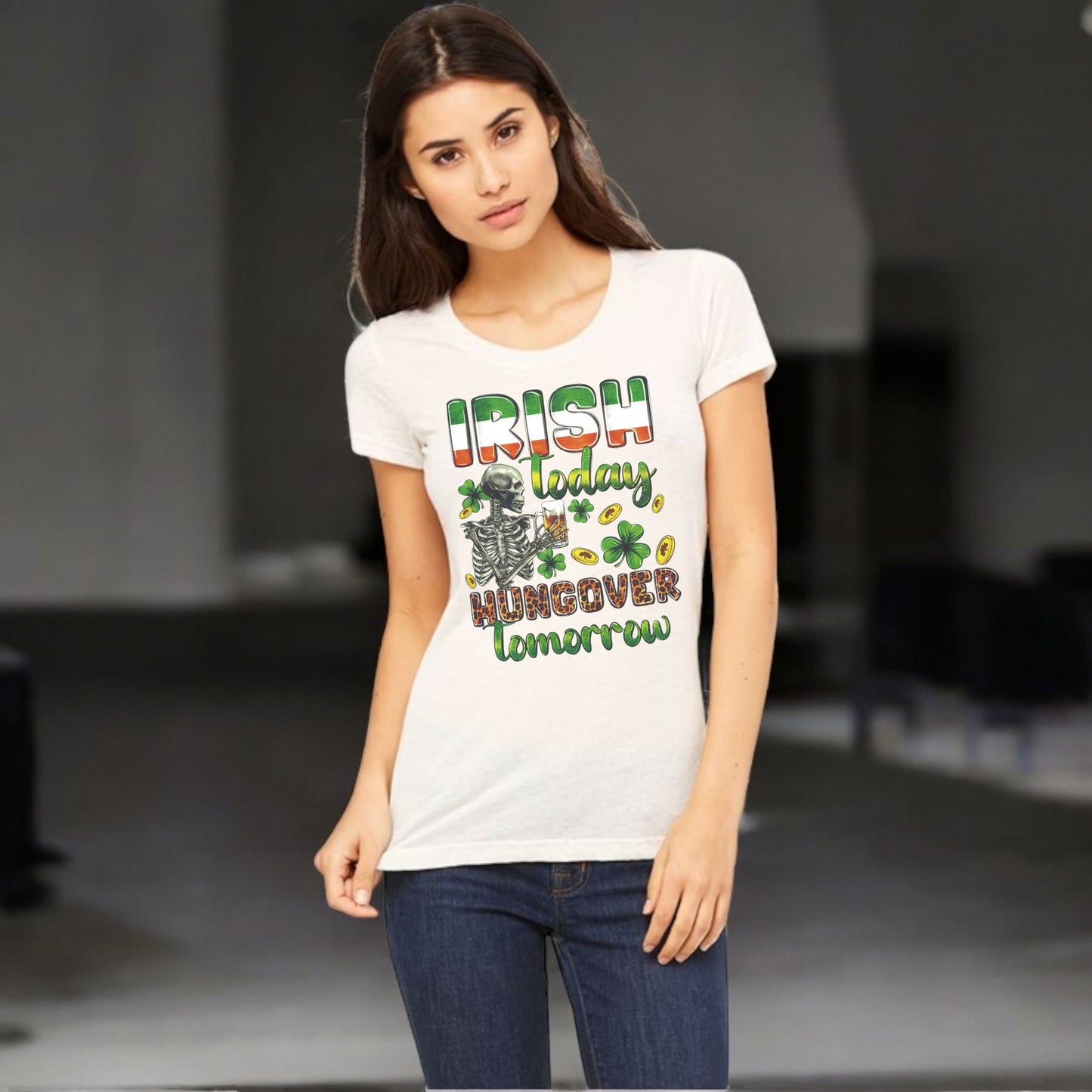 Irish Today Hungover Tomorrow Women's Short-Sleeve T-Shirt