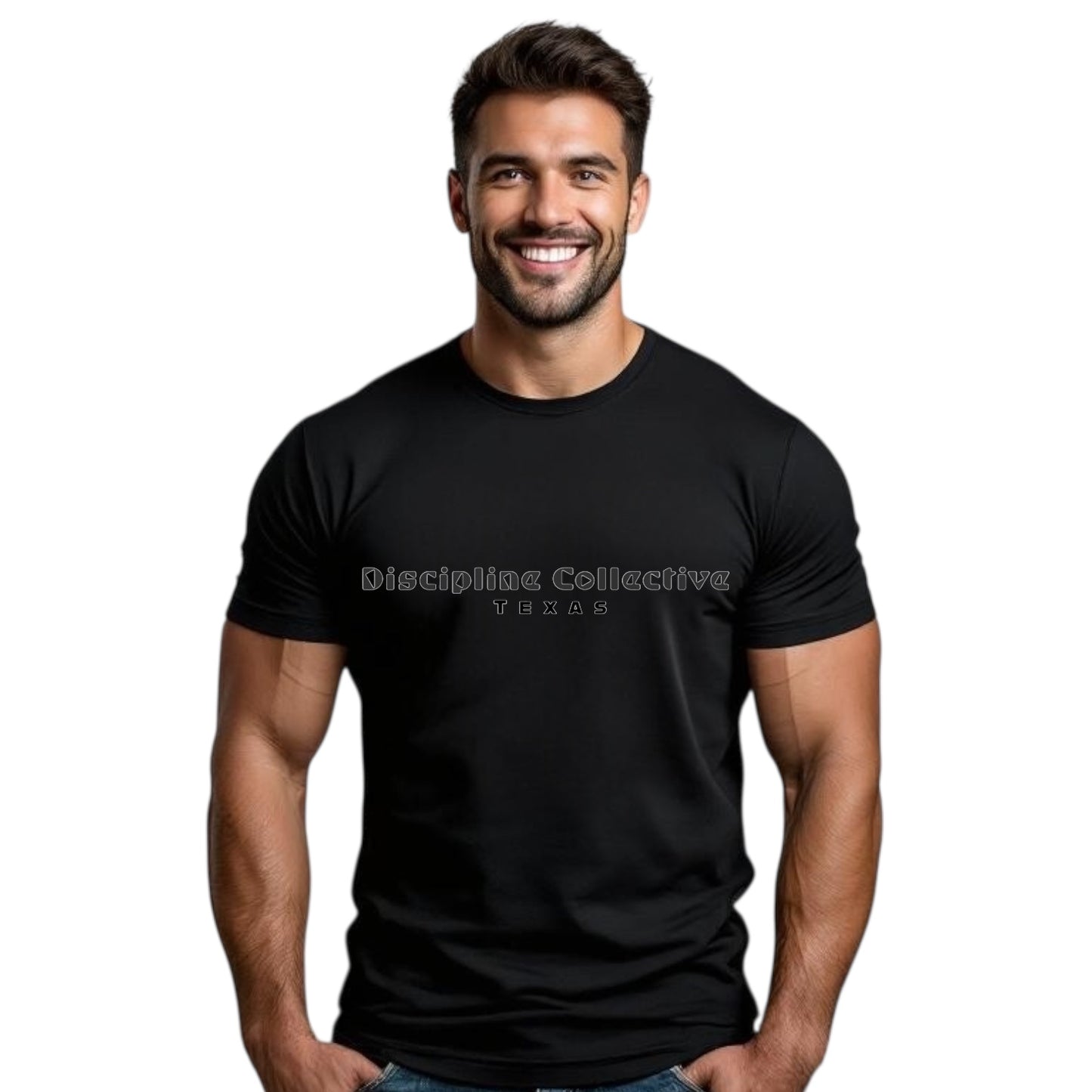 Discipline Collective Unisex Black T-Shirt