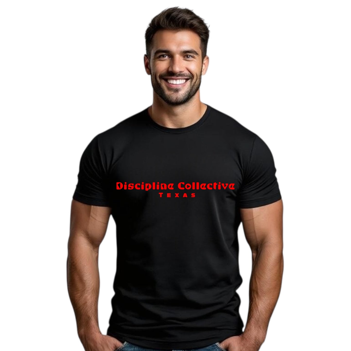 Discipline Collective Unisex Black T-Shirt
