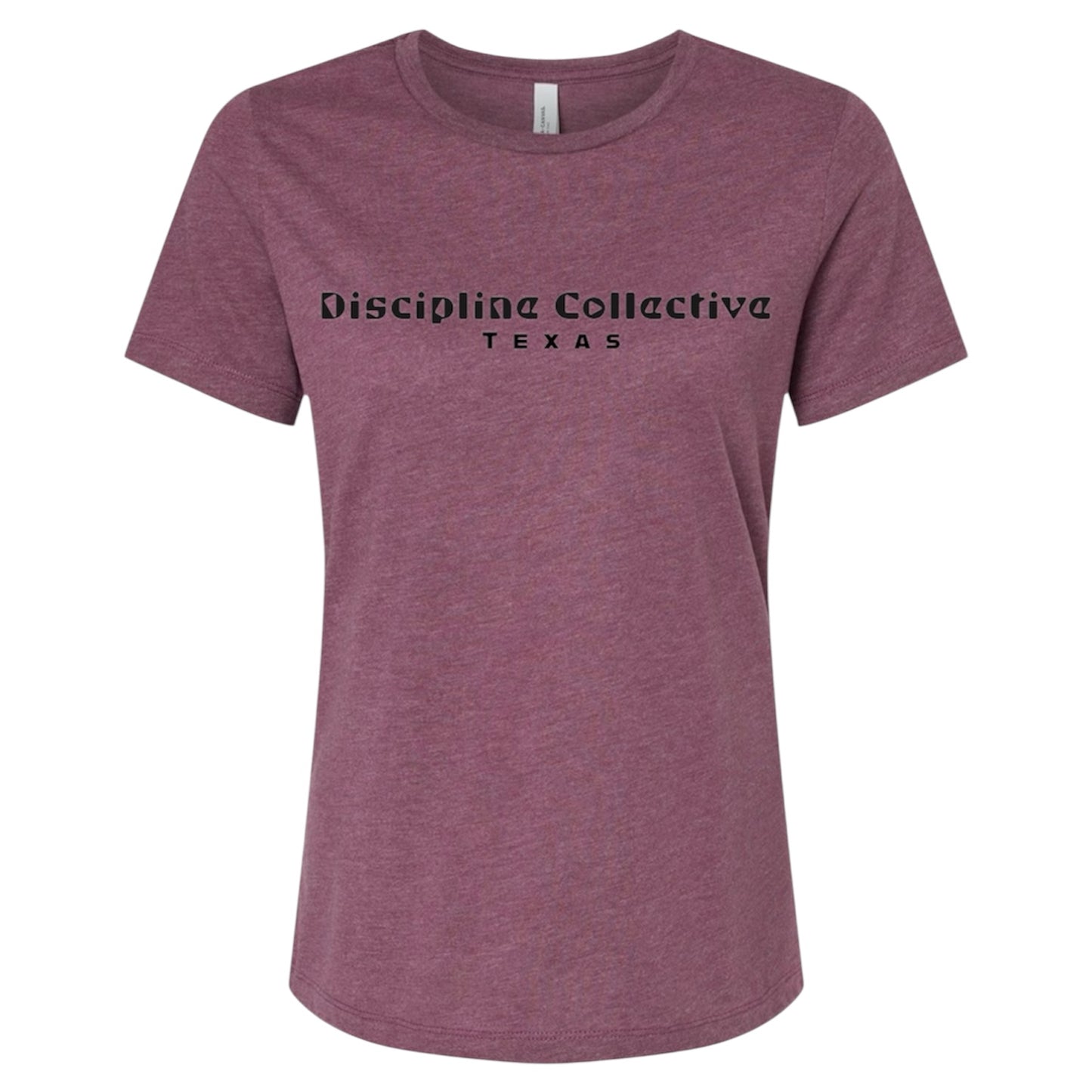 Discipline Collective Women’s Maroon T-Shirt