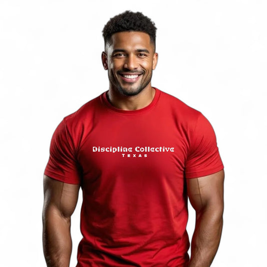 Discipline Collective Unisex Red T-Shirt