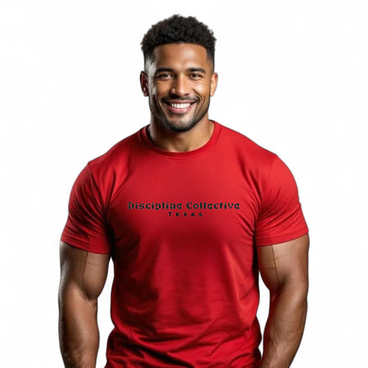 Discipline Collective Unisex Red T-Shirt