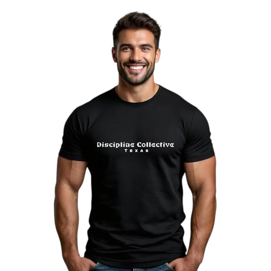 Discipline Collective Unisex Black T-Shirt