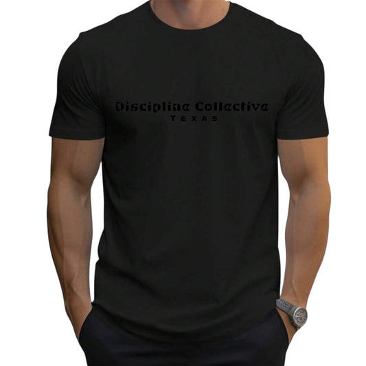 Discipline Collective Unisex Black T-Shirt