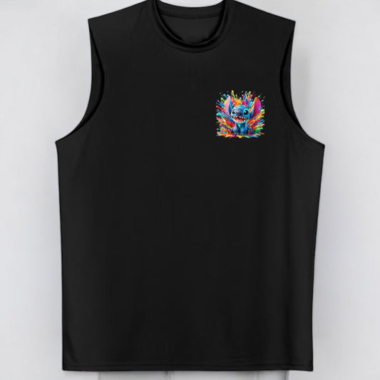 Stitch Ears Up Cooling Performance Muscle T-Shirt