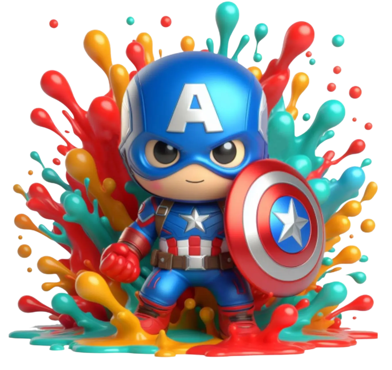 Captain America Unisex Heavy Blend™ 50/50 Hoodie