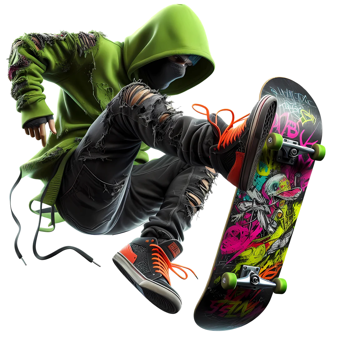 Skateboarder Unisex Heavy Blend™ 50/50 Hoodie