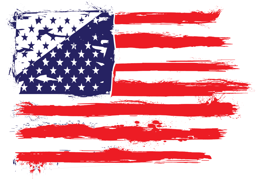 July 4th Flag Unisex Heavy Blend™ 50/50 Hoodie