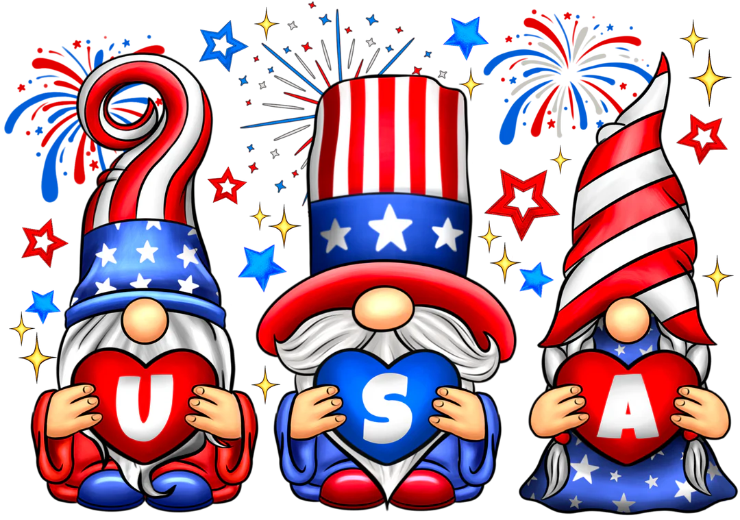 July 4th Gnomes Unisex Heavy Blend™ 50/50 Hoodie