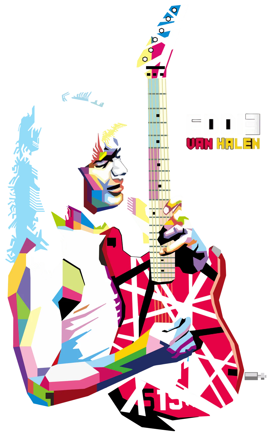 Eddie Van Halen Unisex Heavy Blend™ 50/50 Hoodie