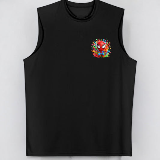 Spider Man Cooling Performance Muscle T-Shirt