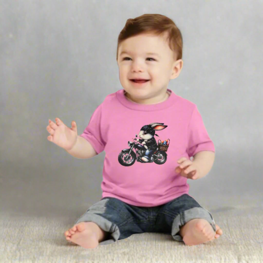 Motorcycle Easter Bunny Infant T-Shirt