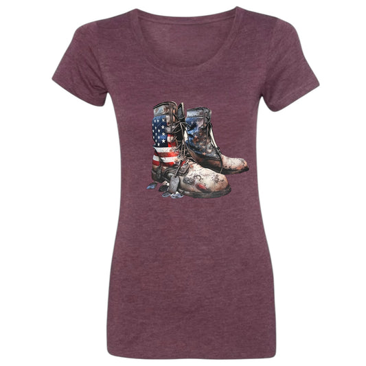Support the Troops Women's Short-Sleeve T-Shirt