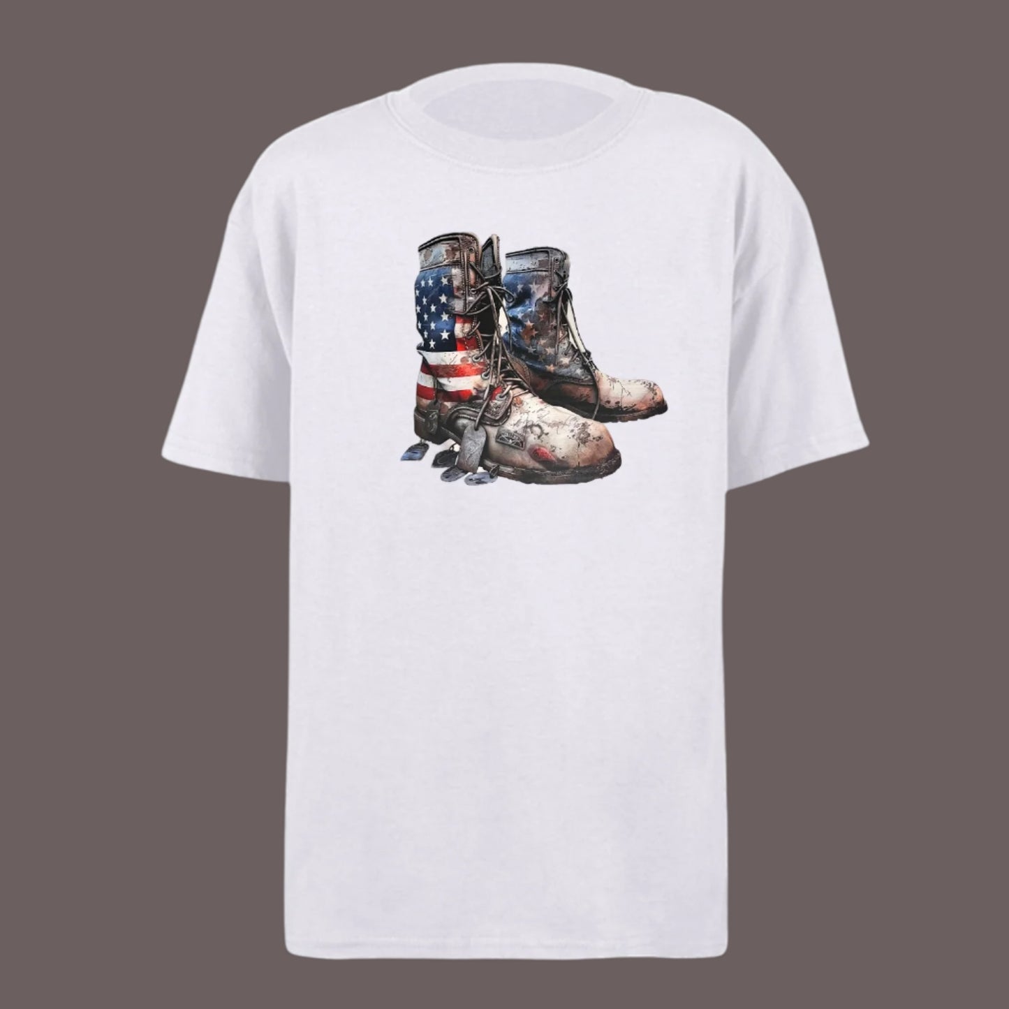 Support the Troops Kids Heavy Cotton T-Shirt