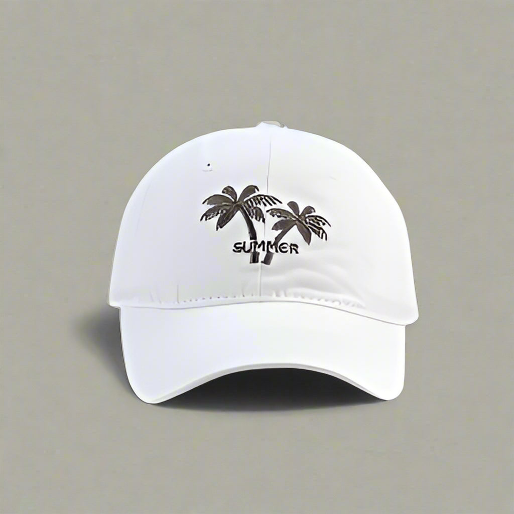Coconut Tree Embroidered Hats