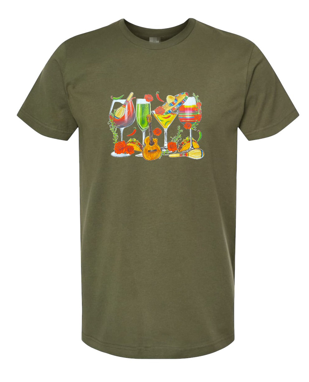 Mexican Fiesta Unisex Jersey T-Shirt