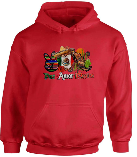 Paz Amor Mexico Unisex Heavy Blend™ 50/50 Hoodie