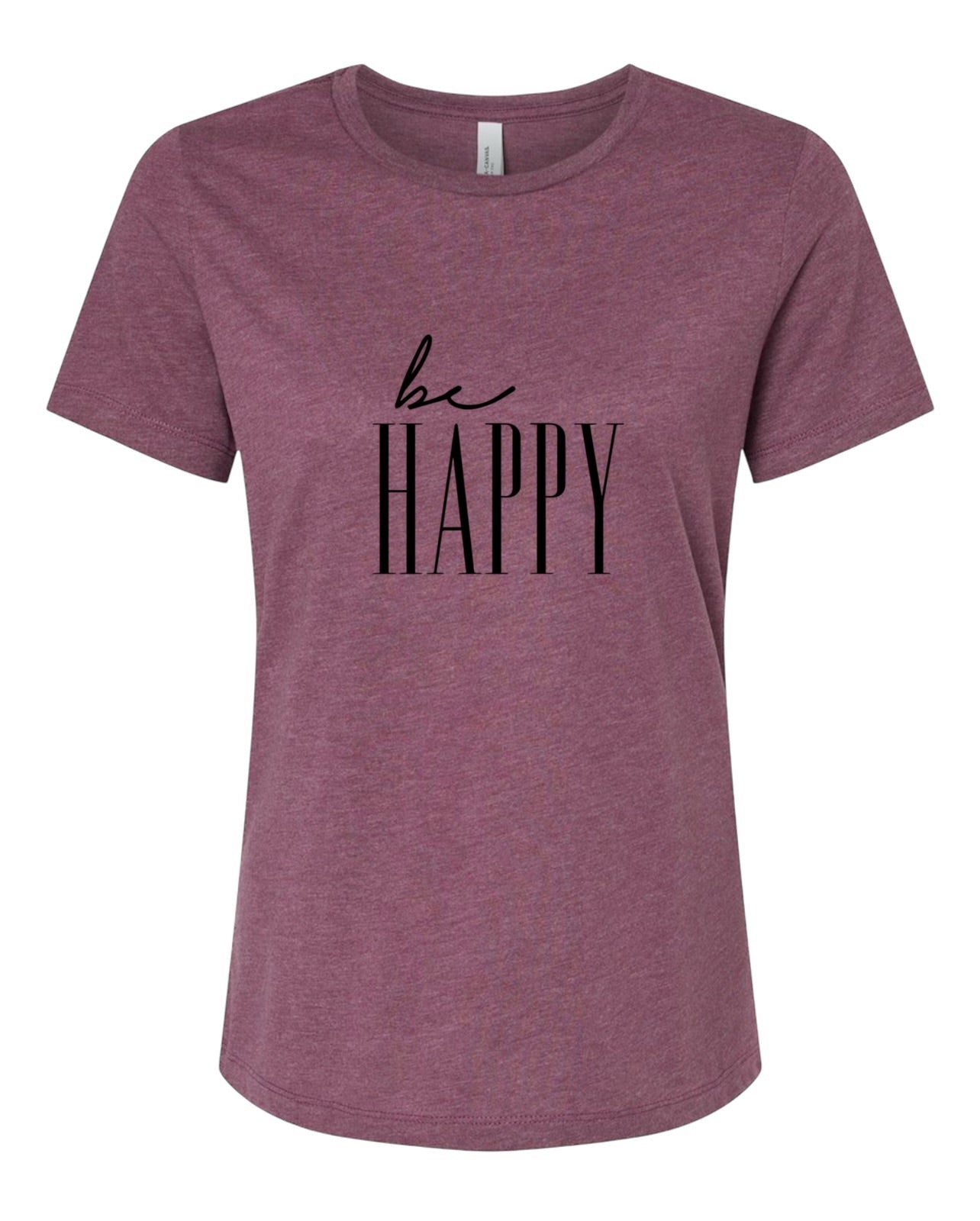 Be  Happy Women's Short-Sleeve T-Shirt