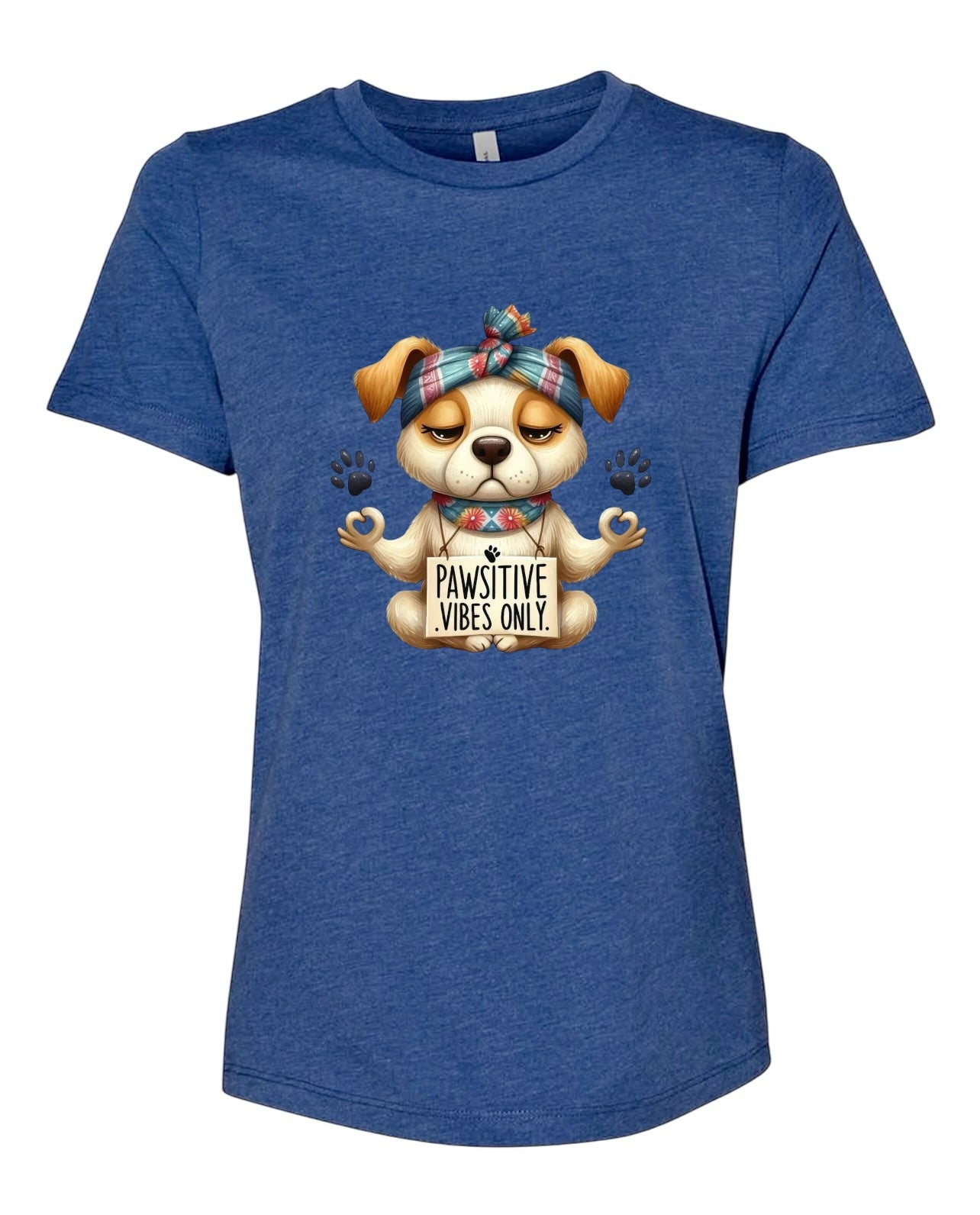 Pawsitive Vibes Only Women's Short-Sleeve T-Shirt