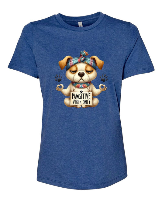 Pawsitive Vibes Only Women's Short-Sleeve T-Shirt