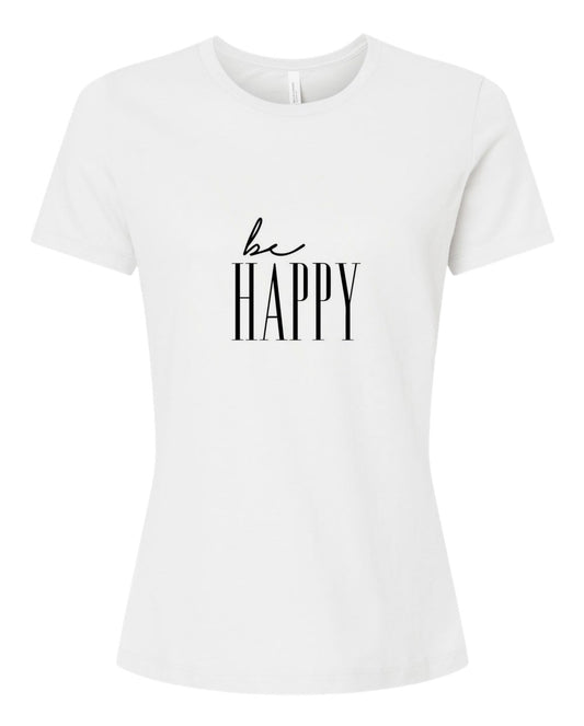 Be  Happy Women's Short-Sleeve T-Shirt