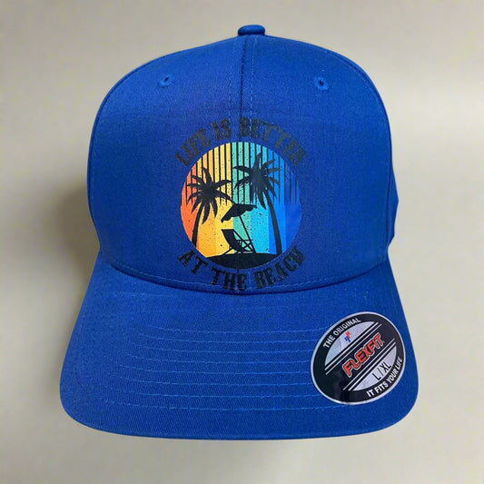 Life is Better at the Beach Flex Fit Cap